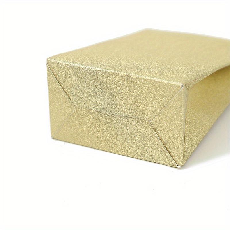 12 buc pungi de carton albe cu flip, pungi de ambalare pentru cadouri, colorate în culorile bomboanelor, pungi de ambalare pentru deserturi în formă de arc, pungi de bomboane