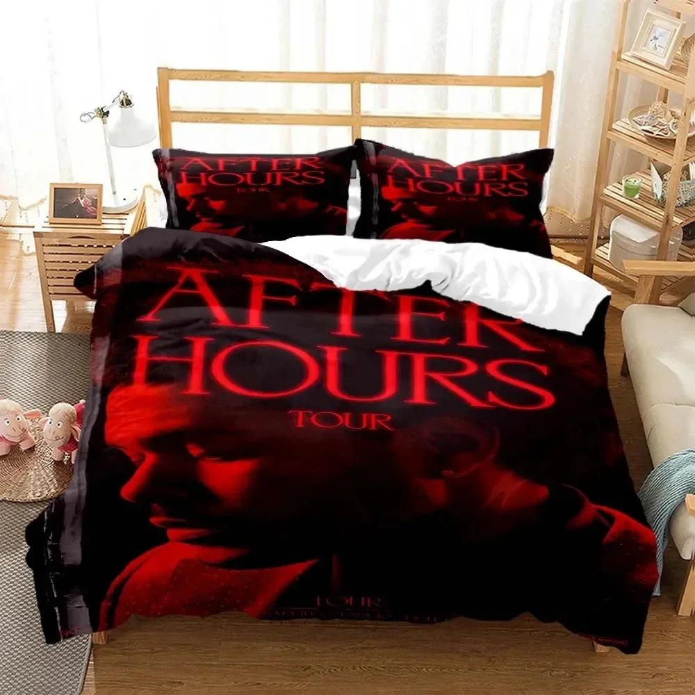 Comforter Die Weeknd Pop Singer 3D Fashion Printed Bedding Queen Bedding Set King Size Bedding Set Soft And Comfortable