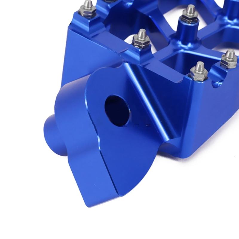 1 Pair Aluminum Foot Peg Footrest Pedal for YZ/YZF/WR/85/125/250/400/426/450F Footpeg Motorcycle Accessories with Bolts