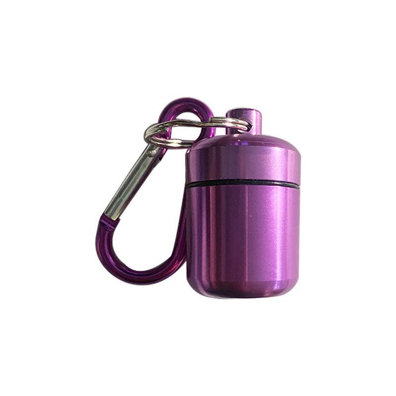 Portable Mini Pill Case Keychain Box Waterproof Travel Container Bottle With Keyring For Medicine Ear Plug Jewelry