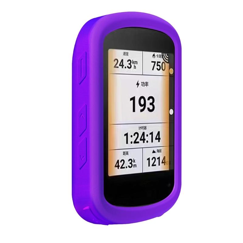 Skin-friendly Drop Resistant Anti-Drop Silicone Protective Case Compatible for-Garmin Edge 840 Premium-GPS Bike Computer