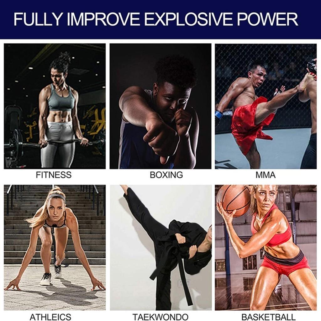 Boxolás Ellenállási Szalagok Készlet Állítható Derékpánt 140 font Otthoni Harc Ugrás Ellenállási Edzőeszköz