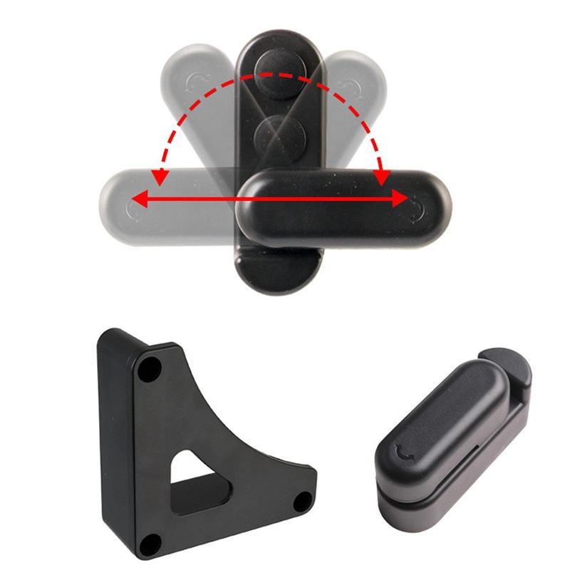 Stable RV Table Lock Clip Rotatable Buckle Organizer Hardware for Folding Table Board and Trailer Use