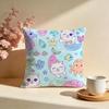 Glittery Mermaid Cat Blast Cushion Cover Soft Pillow Cases for Home Bedroom Living Room Sofa