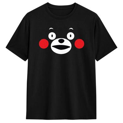 Streetwear T Shirt Summer Kumamon Hip Hop T Shirts  100 Cotton Tee Shirt for Men Y2K Basic Big Size Short Sleeve Tees
