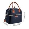 Double Layer Lunch Bag Thermal Insulation Lunch Box Storage Handbag Travel Picnic Food Pouch Multifunctional Mummy Shoulder Bags