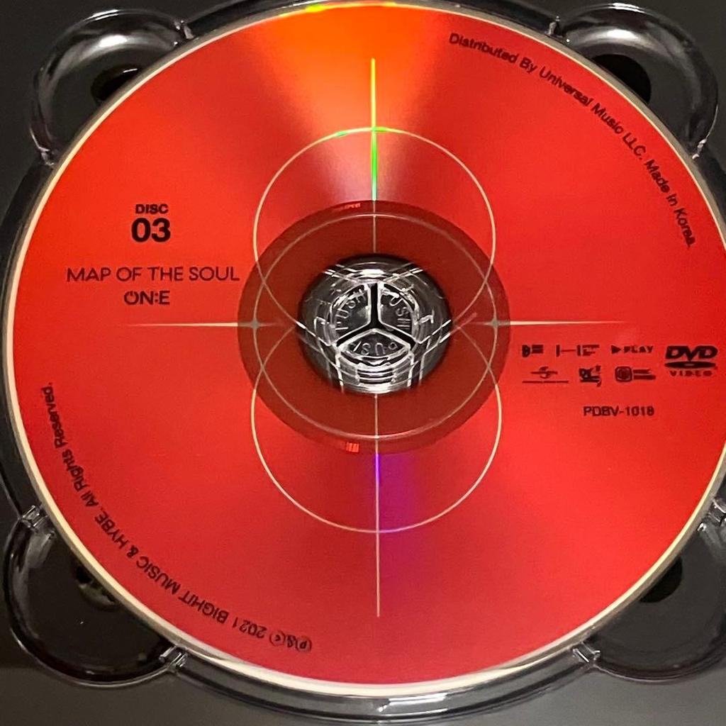 [USED] BTS MAP OF THE SOUL ON:E DVD