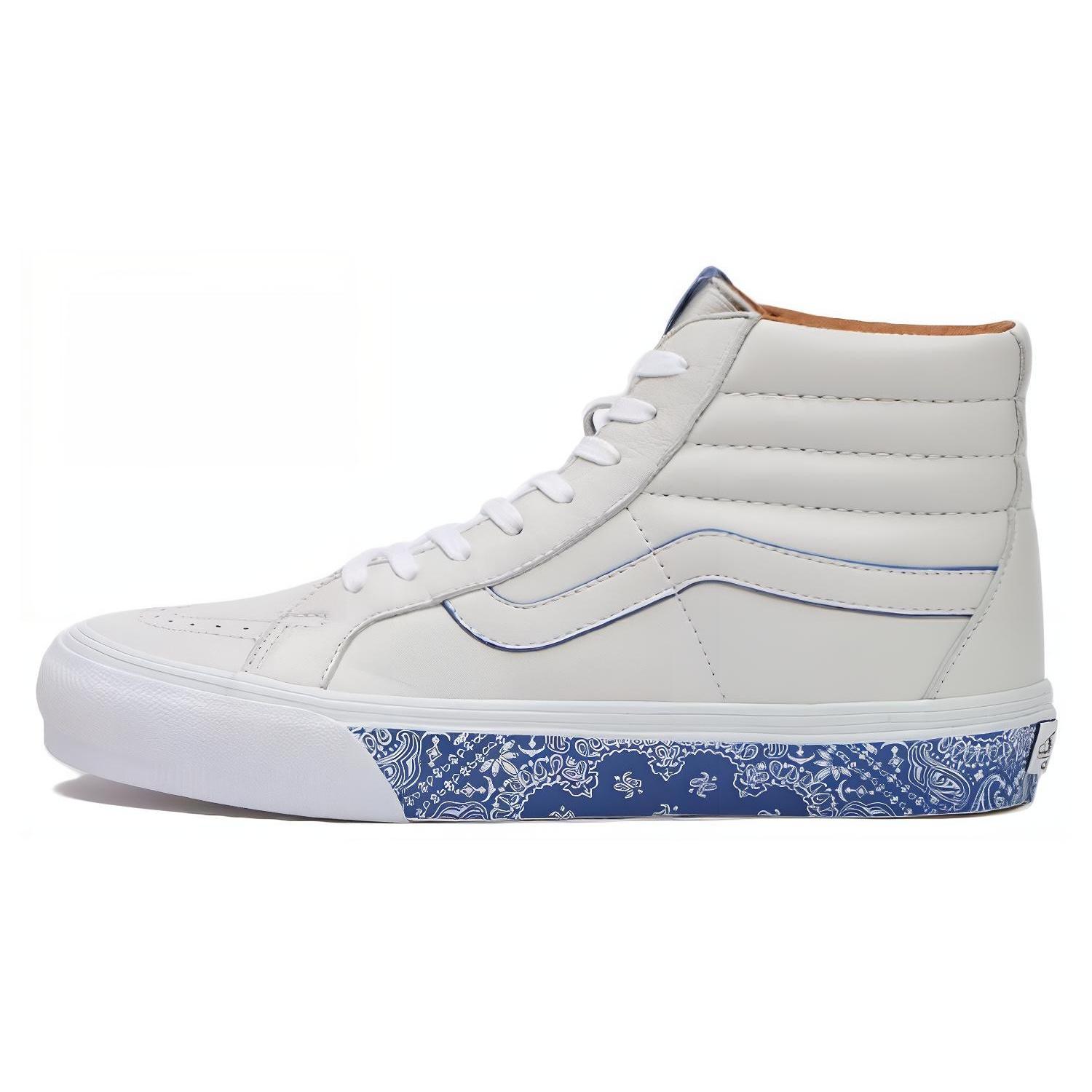 Vans Sk8-Hi Reissue LX Bandana White True Blue Unisex VN0A4BVH7WM EU 44