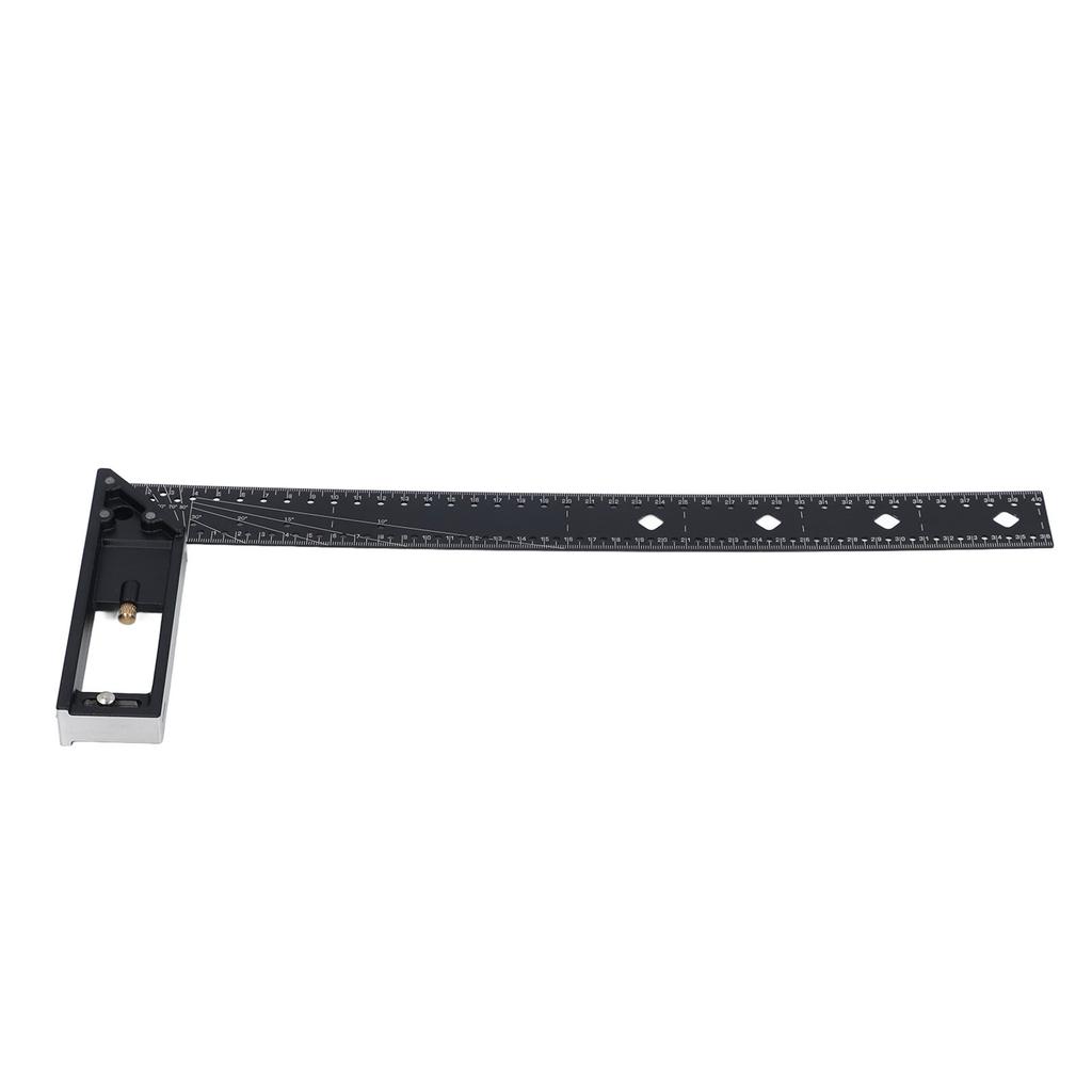 Mehrwinkel-Messlineal 40cm 16in 45 90 Grad Kombinations-Winkelmesser Professionelles Holzbearbeitungs-Anreißlineal