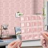 10pcs 3D Self Adhesive Wallpaper Waterproof Wall Decals Retro Crystal Tile Wall Sticker  Bathroom