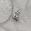 Retro Irregular Water Drop Dripping Ring For Women Silver Color Punk Gothic Open Ring Unisex Designer  Accessories Gift