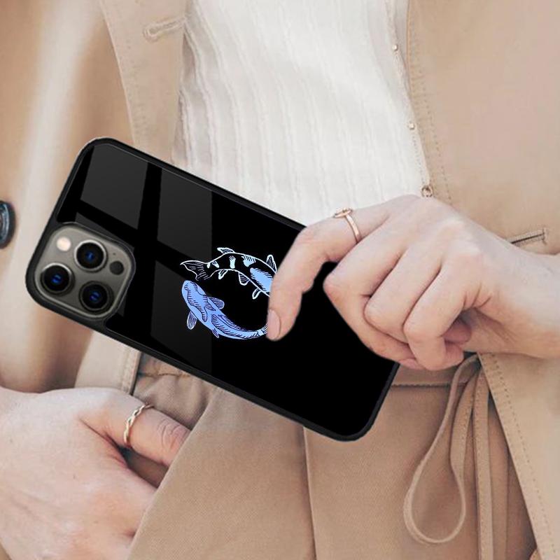 

Koi Fish Yin Yang Art Magnetic Phone Case For APPLE iPhone 17 Air 16 14 13 12 Pro Max 15 Plus Wireless Charge With MagSafe Cover iPhone 14