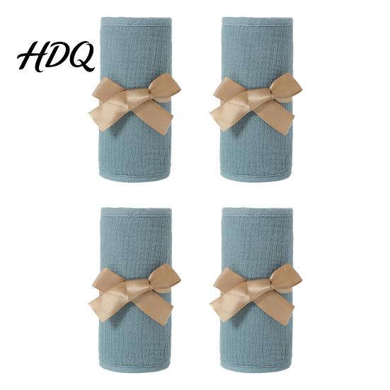 Protective Bedding for Infants 4Pcs Bed Furniture Edge Protector Baby Crib Rail Teething Guard Cover Soft Cotton Padding Top Safety And Scratch
