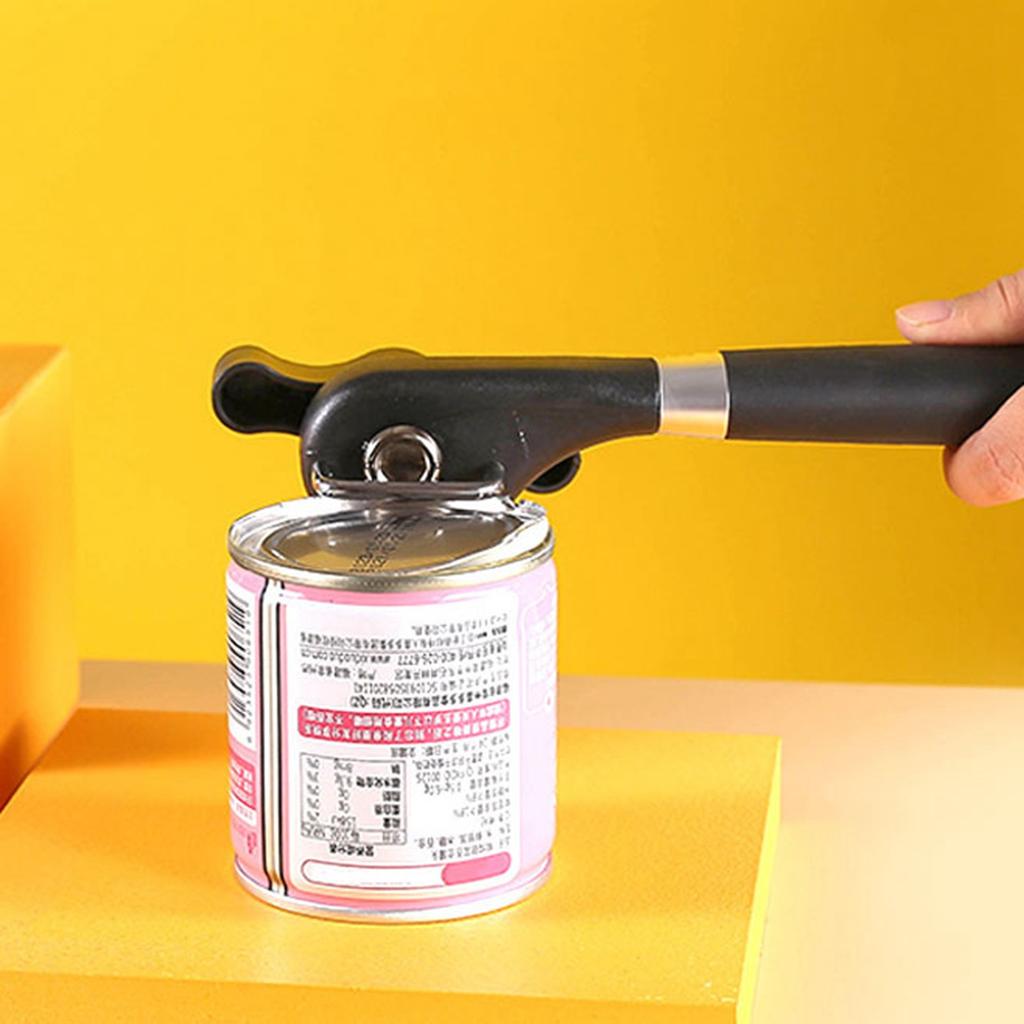 Can Opener Manual Can Opener Stainless Steel Bottle Opener Smooth Edge Non Slip Handle for Kitchen