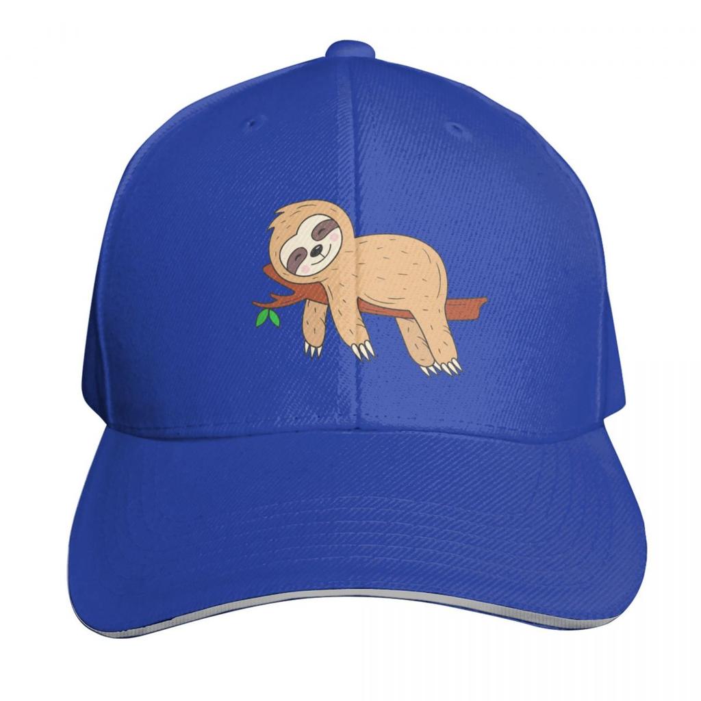 Funny Sloth On Tree Baseball Cap Summer Beach Travel Streetwear Hip Hop Trendy Vintage Retro Embroidered