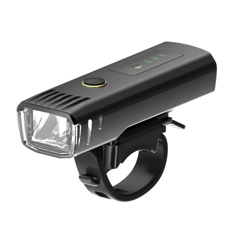 New High-Brightness Aluminum Bicycle Headlight: Waterproof Digital Display Cycling Light for Mountain Bikes