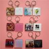 Kpop Album Cover Acryl Schlüsselanhänger, Quadratischer Anhänger Schlüsselring, Bangtan Boys Fans Taschenzubehör