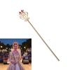 Luxury Crystal Crowns Royal Scepter For Wedding And Costume Event Queen Staff Fairies Wand for Beauty Pageant Stage Show