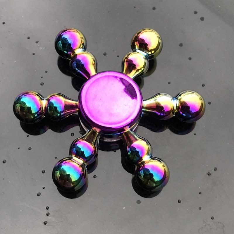 Alloy Fingertip Gyro Decompression Toy Finger Gyro Colorful Various Styles To Choose From Bring You Different Fun and Feeling