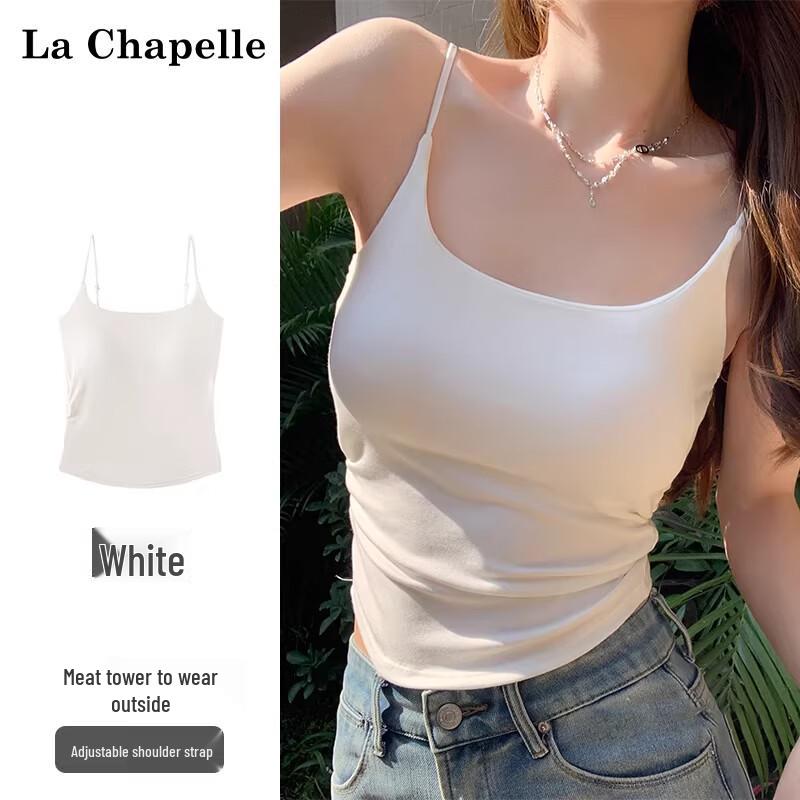 

La Chapelle Women s Adjustable Strap Camisole Top M