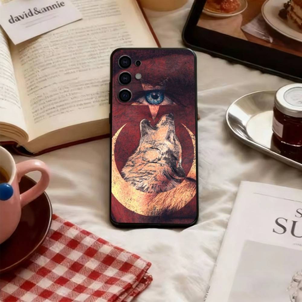 Turk Wolf Turkey Flag  Phone Case Black Silicone Soft For Samsung S25,S24,S21,S22,S23,S30,Ultra,S20,Plus,Fe,Lite