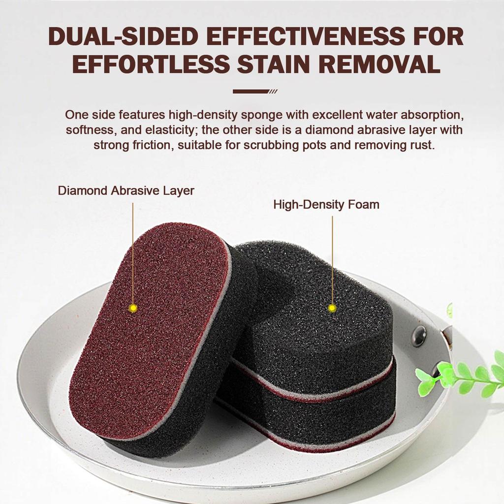 Cleaning Sponges Eraser, Multi-Functional Eraser, Shower & Tub Sponge For Kitchen, Bathroom, Sink, Floor & Home Cleaning