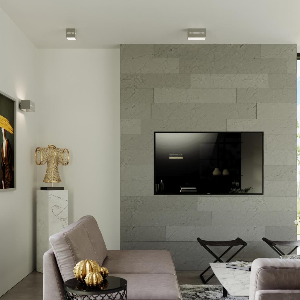Plafon Basalt 1 G9 Szary Alu Lumilo 02.126.08