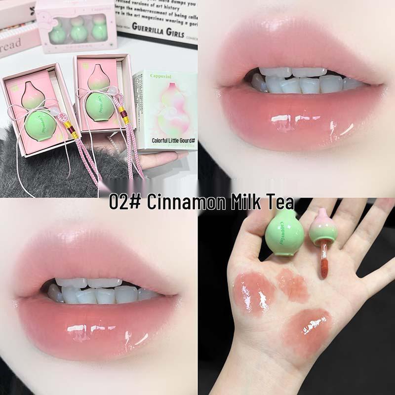 

Каппувіні Іридентний Блиск для Губ: Водяний дзеркальний блиск, Дружній до студентів, Натурально пухкі губи