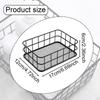 Decorative Rectangular Wire Basket for Home Storage, Ideal Garages, Laundry Rooms, And Closets.