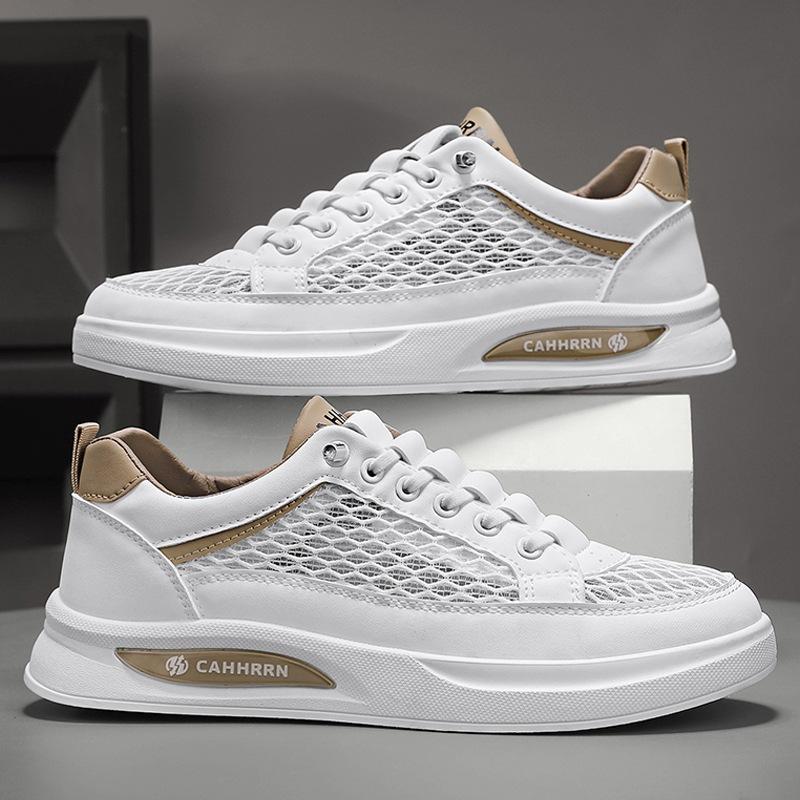 

Board shoes men s spring and summer men s shoes 2025 mesh breathable white shoes student youth casual trendy shoes men s 44