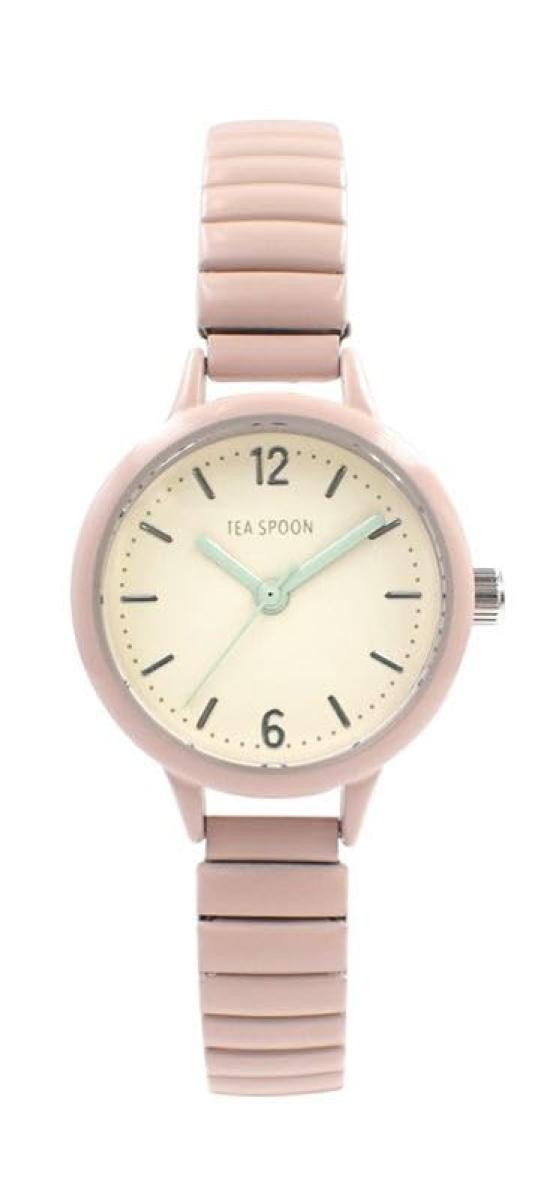

[Follow] Tea Spoon Slim Colorful Bellows Watch N02522S-5 PK Women s Pink