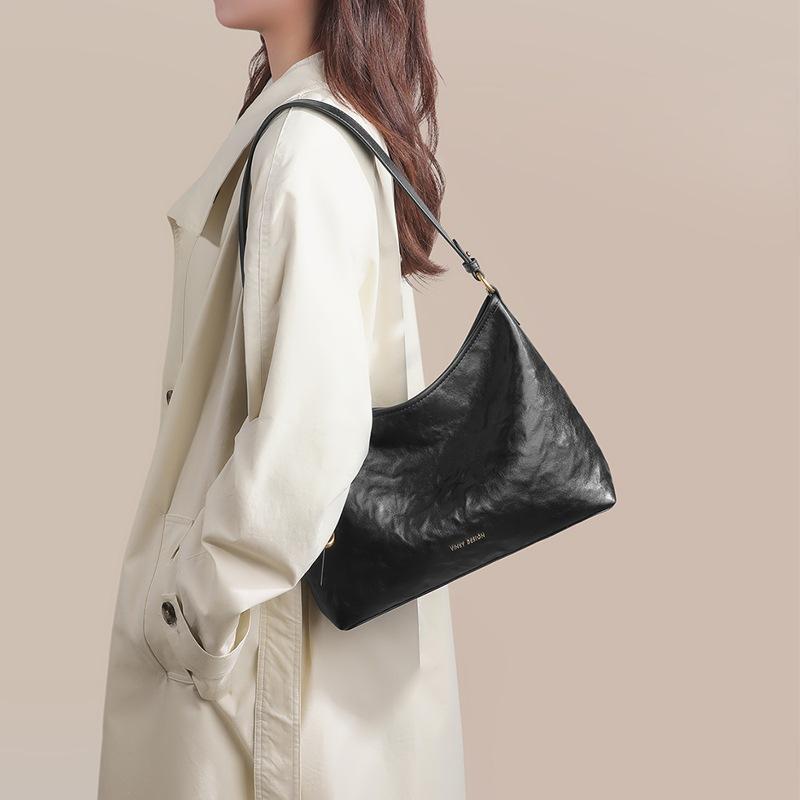 Tote women's bag summer leather shoulder bag large capacity versatile underarm bag