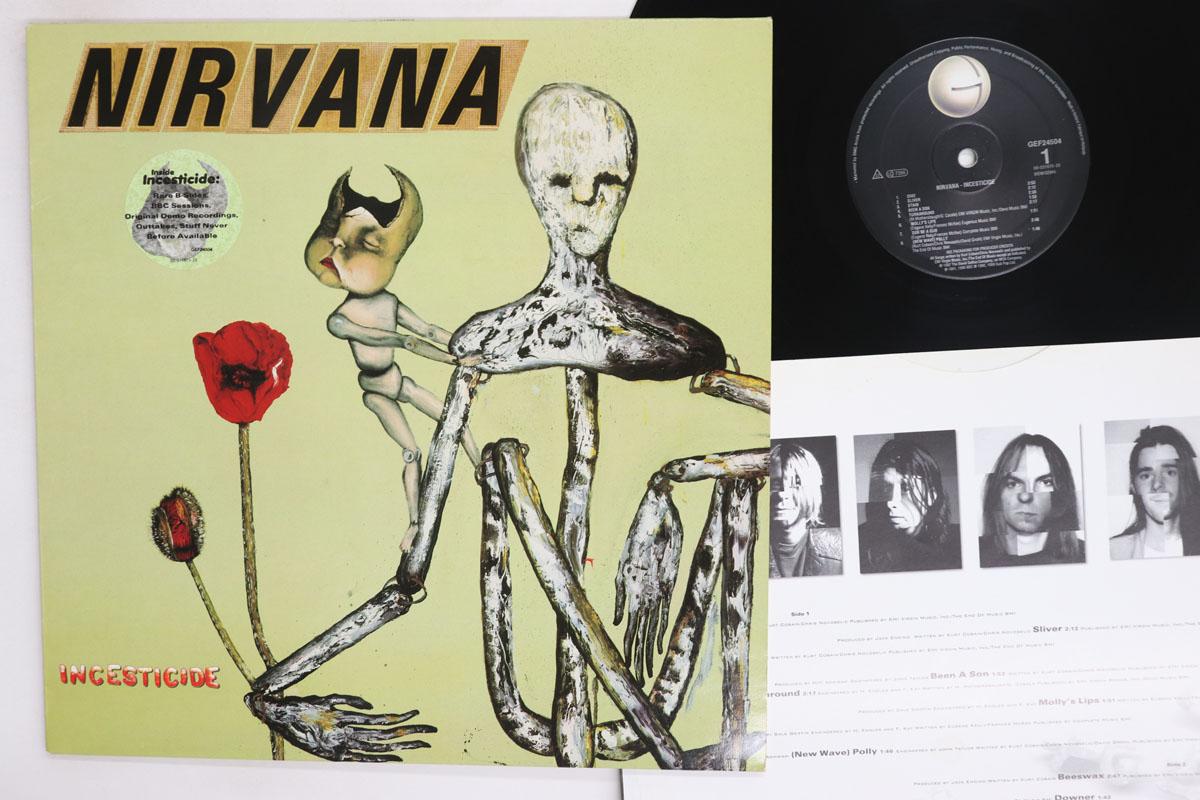 Виниловая пластинка NIRVANA Incesticide GEF24504 GEFFEN 1992 Европа Рок Б/у