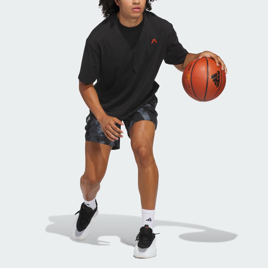 Adidas X Anthony Edwards Collaboration SS25 Loose Fit Round Neck Sports Short Sleeve T-Shirt Men Tops JW2930