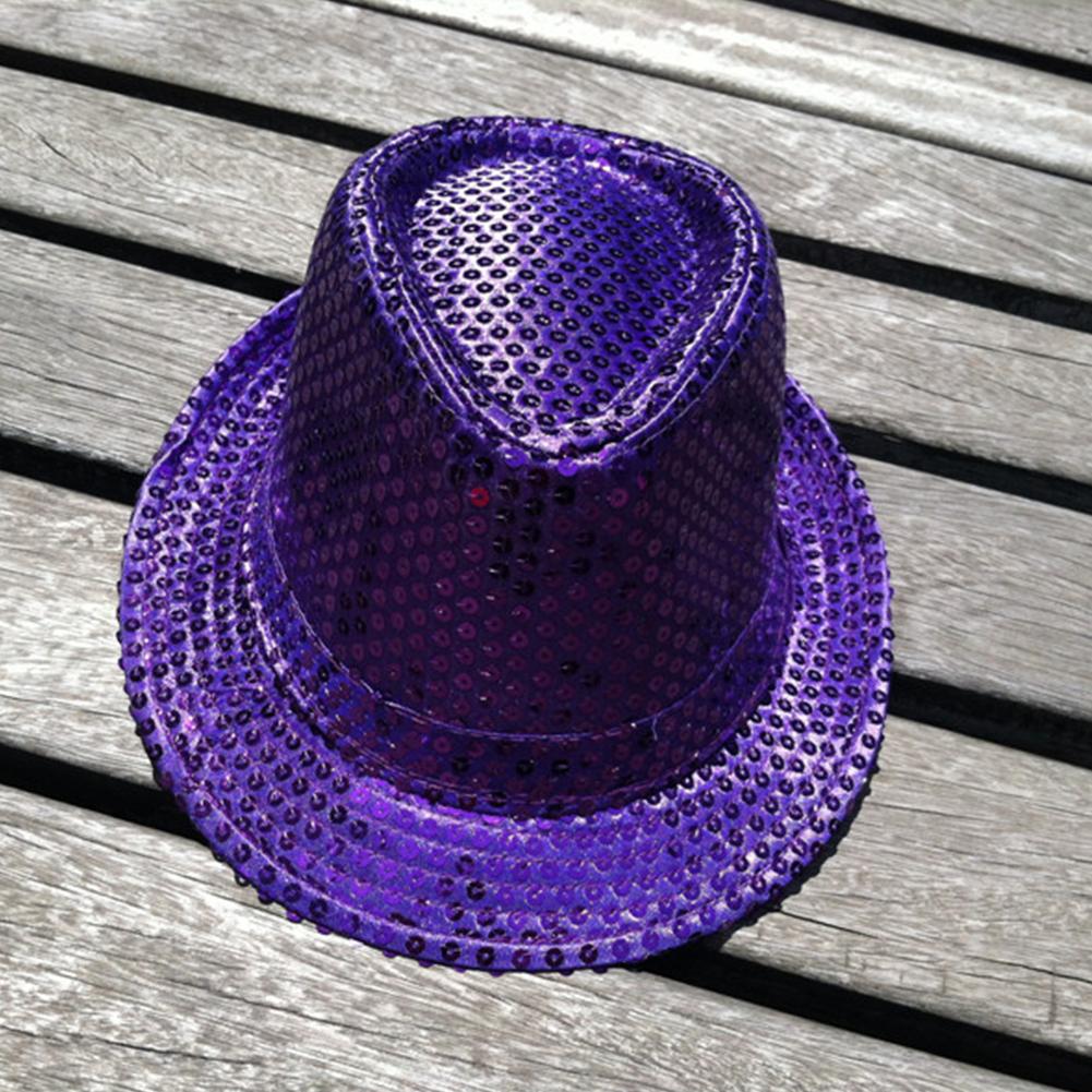 Children Jazz Top Hat Bright Color Sequined Show Hat