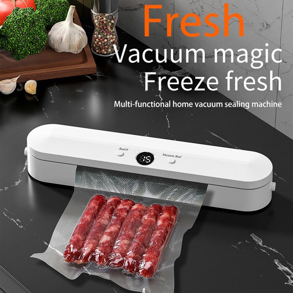 Mini-Vakuumiergerät für die Lebensmittelaufbewahrung, Kompaktes Haushalts-Lebensmittelversiegelungsgerät für frische Konservierung