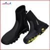 DIVE SAIL High Upper Diving Boots 5MM Men Women Anti Slip Vulcanized Snorkeling Surfing Shoes with Side Zipper Warm Fish Shoes