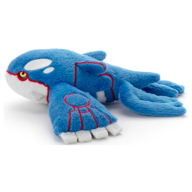 Takara Tomy Arts (TAKARATOMY A.R.T.S) Pokemon I Choose You! Pokemon Get Plush Toy Kyogre Plush Toy, Approx. 33cm Wide