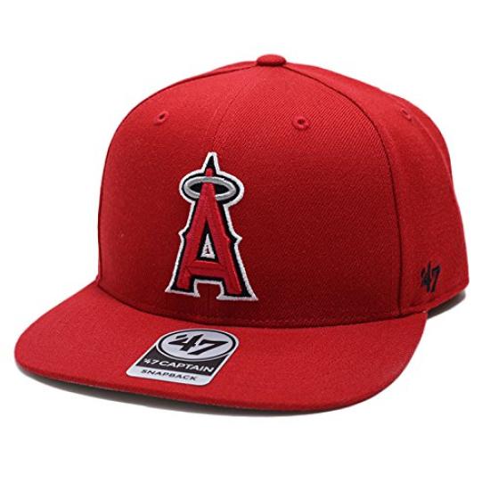

47 Кепка Angels Черная Кепка MLB Angels Товары Кепка 47brand Глубокая посадка Major League [47] B-SRS04WBP-RD