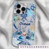 Summer Ocean Elements Suitable for iPhone16promax Apple 15 Mobile Phone Case 14 Transparent 13 Airbag 12 Explosion 11