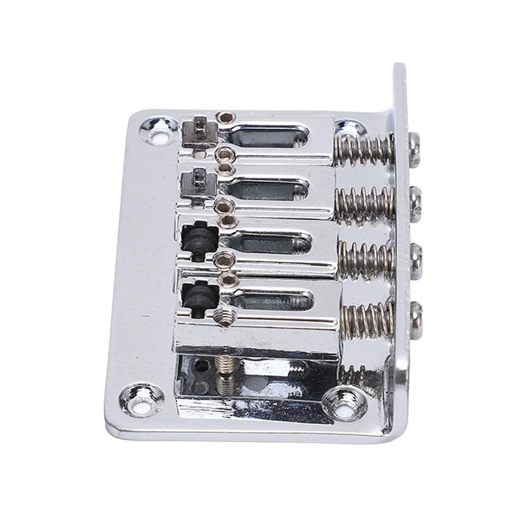 4 String Fixed Bridge Replacement Electric Guitar Bass Ukulele Stringed Instrument Accessories