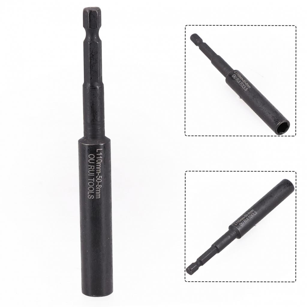 Sleeve Adapter Hexagon Socket 110mm Deepen Socket Chrome-vanadium Steel