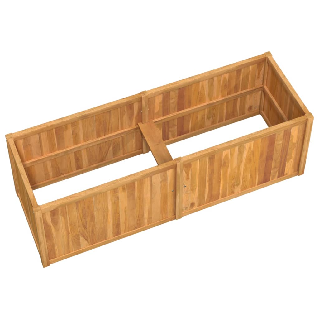Raised Garden Bed 150x50x50 cm Solid Wood Teak