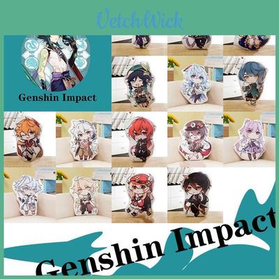 Genshin Impact 45cm Plush Doll Cushion Featuring Cozy Characters For Home Decor