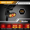 Bike Tail Light USB Rechargeable Bicycle Bike Rear Light Waterproof Safety Warning Back Lights for Night Riding Mountain Bike Accessories