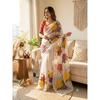 Eleganter Floral Weicher Tebby Seidensari