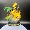 Anime Pokemon Figure Scene Pikachu Doll Action Figure Model PVC Statue Children Toy PVC Collection Desk Decoration Birthday Gift