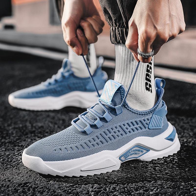 Spring and summer men's shoes men's fly-woven breathable mesh casual versatile shoes fashion sports shoes