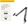 Desktop Streaming Microphone Stand with Fill Light, Boom Arm, and Phone Holder