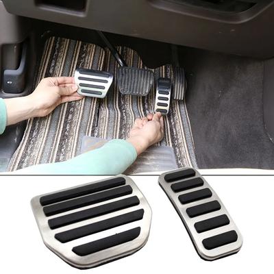 1Pc Car Accelerator Footrest Modified Pedal Pad Interior Accessories for Land Rover Range Rover Sport Discovery 3 4 Lr3 Lr4 Gas